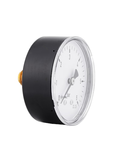 Jeemson Ts-60 Mini Metal Basınç Ölçer 0-6bar, 60mm Dial, 1/4" Npt Arka Montaj - Hava, Su, Yağ İçin Hassas Ve Taşınabilir