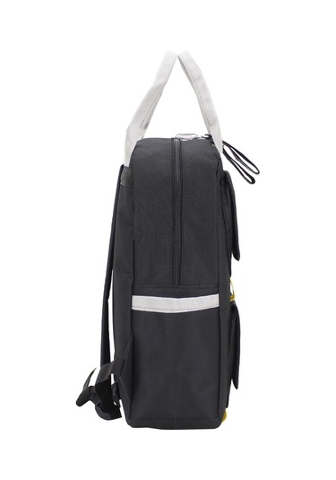 Case Club Kadın Sırt Çantası Yandan Cepli Su Geçirmmez Kumaş Siyah