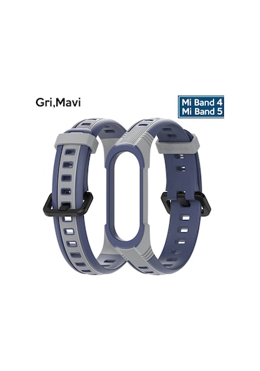 Mijobs Xiaomi Mi Band 5-4 Çift Renk Kayış Kordon (258825908)