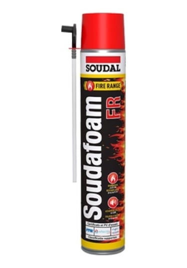 Soudal Soudafoam Fr Yangına Dayanıklı Poliüretan Köpük 750 ML