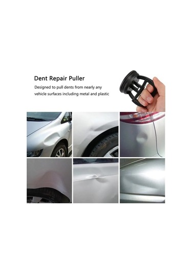 Novahub Araba Çukur Giderme Vakumlu Kupa, 5cm, Siyah, Pratik Onarım Aleti