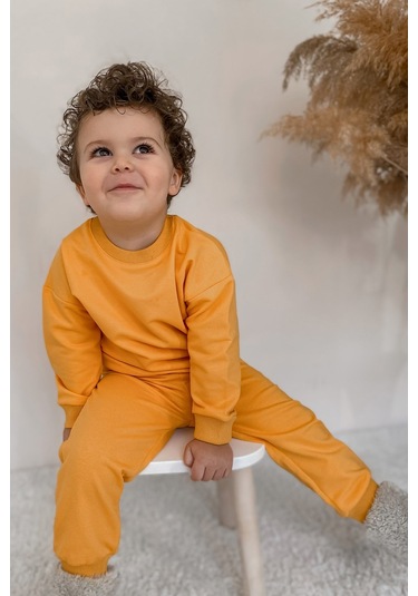 Babywom Basic Mevsimlik Eşofman Takımı- Hardal