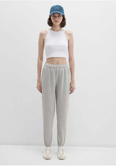 Mavi - Gri Basic Eşofman Altı 1600823-32175 Gri