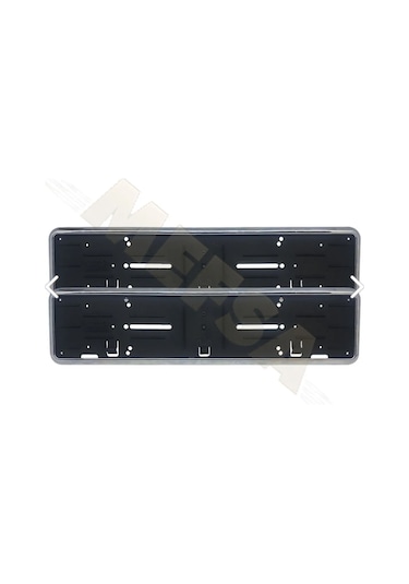 MEFSA PLASTİK PLAKALIK NİKELAJ ÇERÇEVELİ (2 ADET)