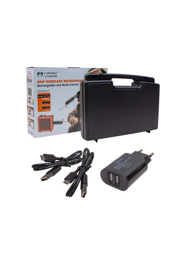 Ayt Magicvoice Mv-19593 Gitar Xlr Tip Kablosuz Enstrüman Mikrofonu Üçlü Set Müzik Aleti Kablosuza Çevirici Verici