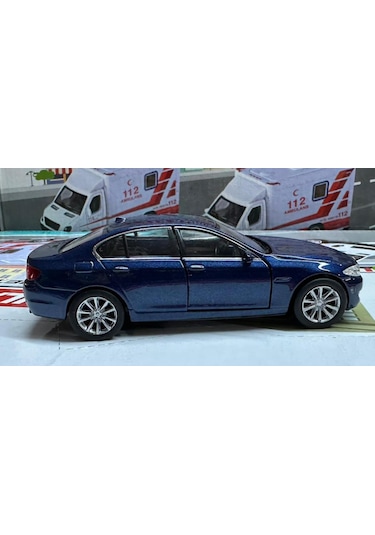 Oyuncak Metal Model Araba 1/36 Çek Bırak Bmw 535i Lacivert
