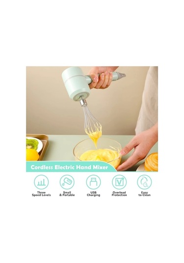 Ulzyvf Taşınabilir Blender Mikser Yeşil, Kırmızı Mutfak Aletleri El Mikseri Yeşil