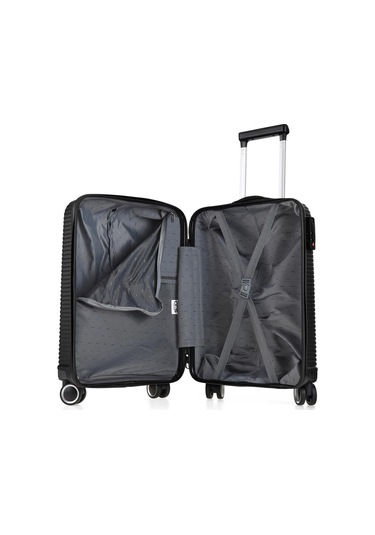 Ççs 5224 Polipropilen Büyük Boy Valiz-siyah