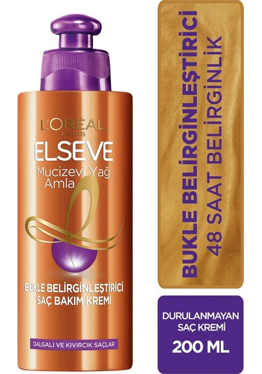 Elseve Saç Bakım Kremi Bukle Belirginleştirici 2 x 200 ML