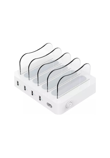 SooPii CS40 22 W 4 Port Masaüstü USB Çoklu Şarj İstasyonu