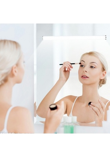 Dancemonkey Cbtx Mfl-01 Vantuz Monteli Ayna Ön Makyaj Dolgu Işı, Şarj Edilebilir Alüminyum Alaşımlı Işık Çubuğu Beyaz
