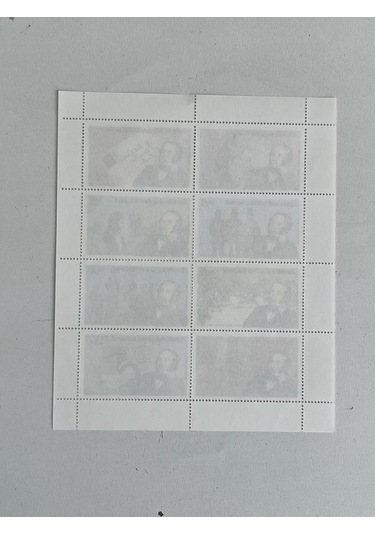 Sir Rowland Hill Londra Temalı Ekvator Ginesi Damgasız 8'li Blok Pul