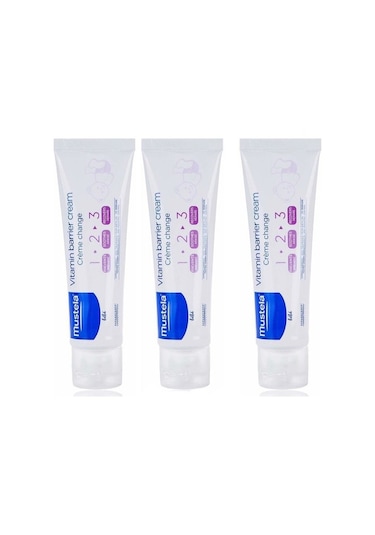 Mustela Vitamin Barrier Pişik Önleyici Krem 100 ML x 3 Adet