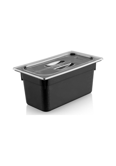 Plastport Kırılmaz Saklama Kabı - Siyah 53 L Çok Renkli