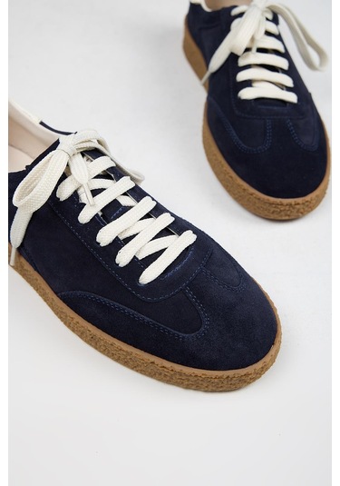 Krahe Palminteri 2 Erkek Hakiki Deri Bağcıklı Laci-ekru Sneakers