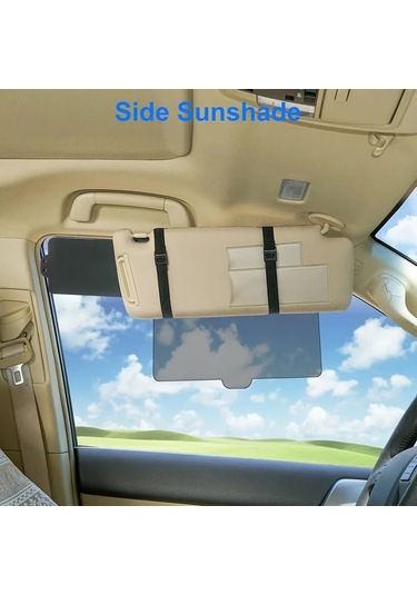 Chuangyinshop Siyah Ayarlanabilir Otomobil Güneşlik Uzatıcı - Anti Glare Uv Koruma Dayanıklı Pc/pp