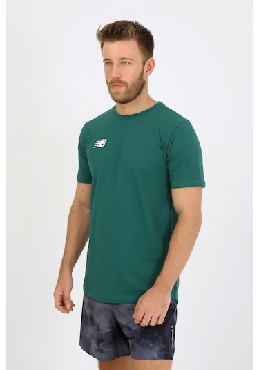 New Balance Tst2235-spg Erkek Tişört Yeşil
