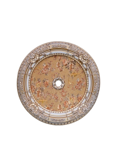 Decogold 60 Cm Oval Bronz Saray Tavan Göbek
