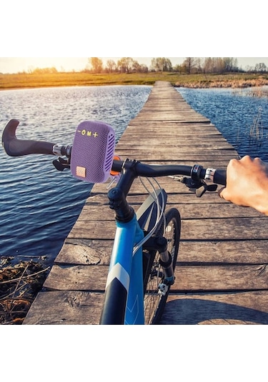 Novahub Bisiklet Kablosuz Stereo Hoparlör Taşınabilir Açık Boombox Tip-c Usb Şarj Red