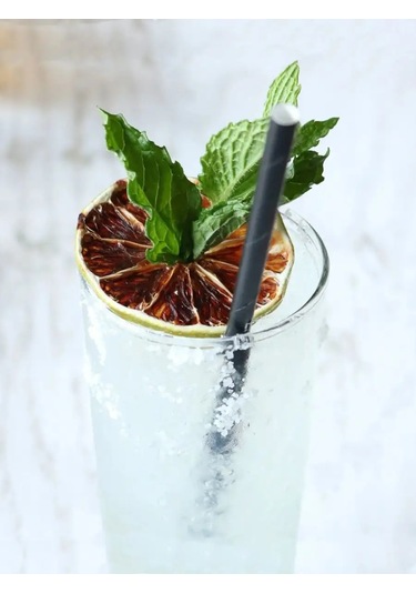 Homez Kokteyllikler İçin Kağıt Pipetler 100 Adet, 6x200 Mm Kamışlar 150780331