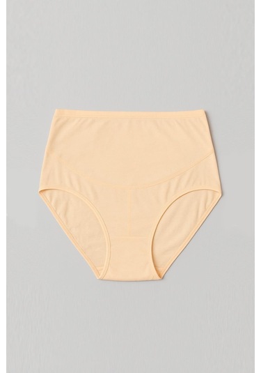 Kompedan Kadın Yüksek Bel Hamile Külot Seti Yumuşak Pamuklu Siyah - Ten Rengi