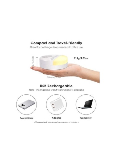 Maoyaya Zamanlama Yumuşak Yatıştırıcı Uyku Ses Nefes Makinesi Işık 6 15/30/60 Lm Beyaz Gri Akıllı Beyaz Ve Gri