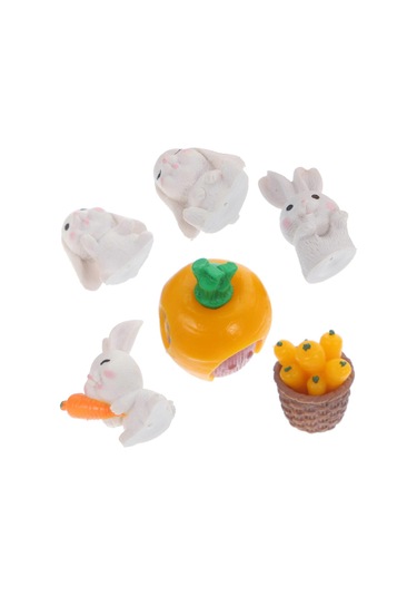 Arka Bahçe Dekoru Sevimli Tavşan Modeli Çim Bahçe Dekorasyonu Bas