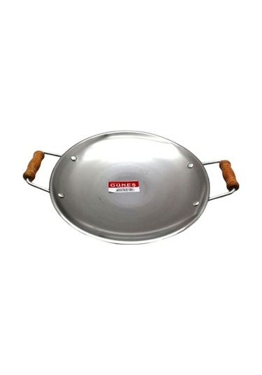 No-2 Çelik Kulplu Kavurma Sacı Çok Renkli