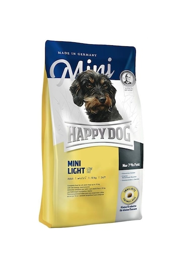 Happy Dog Mini Light Küçük Irk Yetişkin Köpek Maması 4 KG