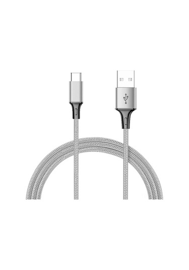 Sandwich Örgülü Nylon Type-c Kablosu - Hızlı Şarj, Stabil Veri Transfer - Samsung Galaxy, Lg, Oneplus Uyumlu