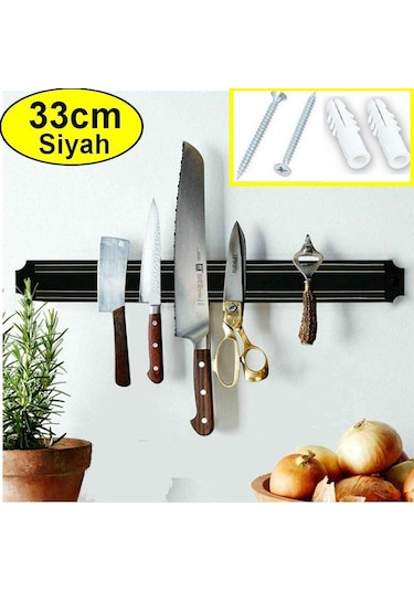 Mıknatıslı Bıçak Askısı Bıçak Tutucu Bıçak Standı Bıçaklık 33 CM