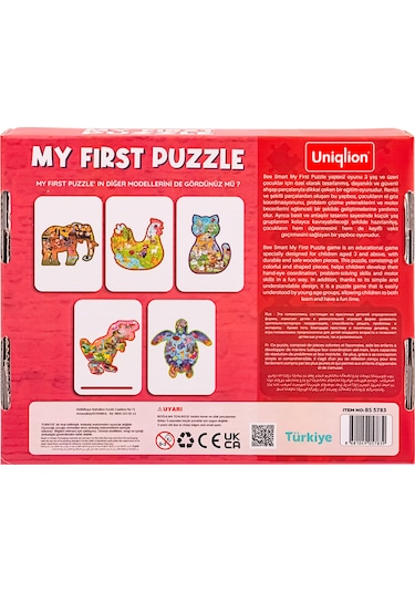 Ahşap Puzzle Dinazor