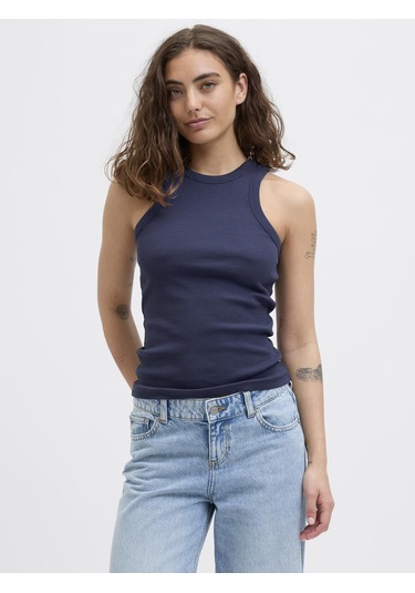 Jack & Jones Kadın Halter Yaka Bluz - Forest - 12224661 Naval Academy