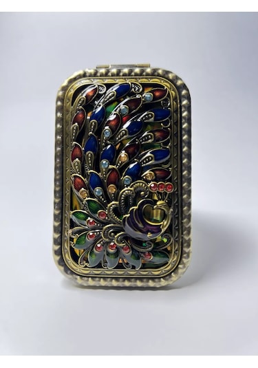 Mama Karma Cep Aynası Katlanabilir Hediye 226721607 Altın Rengi