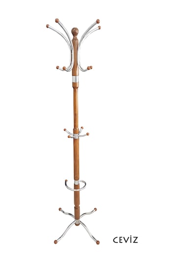 Tolunay Portmanto Ayaklı Askılık - Palmiye Model