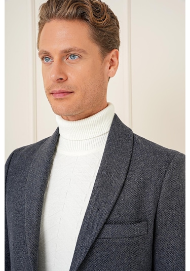 Ka 084 Slim Fit Lacivert Spor Kaban Lacivert