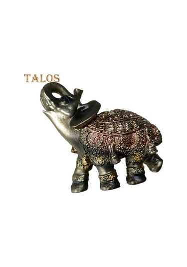 Altın Fil Heykelcik Reçine Bahçe Minyatür Zanaat Hediye Ev Masaüstü Dekorasyon Canlı Şehir Moda Ev Dekor S