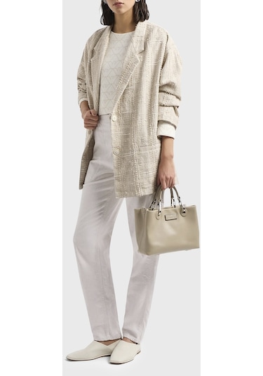 Emporio Armani Kadın Sweat 3d2m6h 1jhsz F126 Beyaz