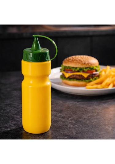 Herevin 161322-001 Hardal Şişesi 660 Ml Sarı