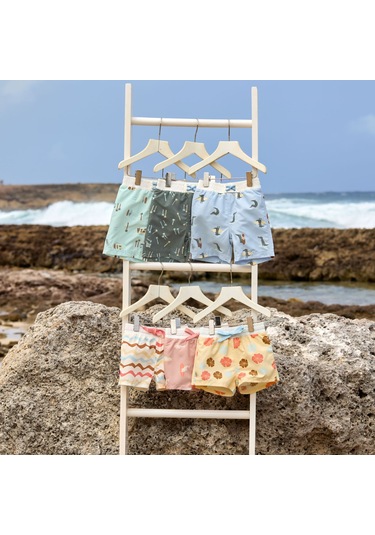 Lassig Crocodile Uv Korumalı Mayo Şort Sky Blue Mavi