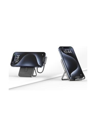 Juo MT03280 10000 mAh Standlı 20 W Type-C Magsafe Powerbank Siyah