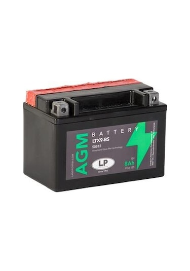 Lp Ltx9-bs Ytx9-bs Agm Akü 12v 8a Cca 135/l:150 /w:87 /h:105
