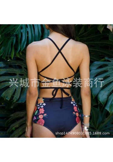 Geeroyoo 2019 Yeni Desenli Yüksek Bel Bikini - Hızlı Kuruma Ve Konforlu Kumaş Diğer