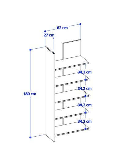 Senta Kitaplık İstanbul - Beyaz