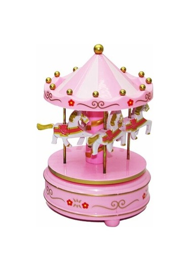 Music Box Carousel Müzikli Atlı Karınca