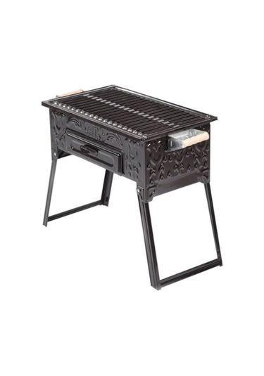 Cemre C05 Lüx Mangal Ayaklı Yağdanlıklı 28x50 Cm Siyah