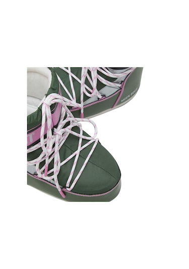 Gh01 Forest Green - Silver - Pink Bot Kadın 80d1409650 Moon Boot Icon Low Space Racing Çok Renkli