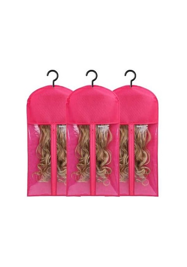 Ulzyvf Uzantısı Set Saç Kırmızısı Gül Diğer Çantası, Çanta, Asma 3'lü Du Diğer