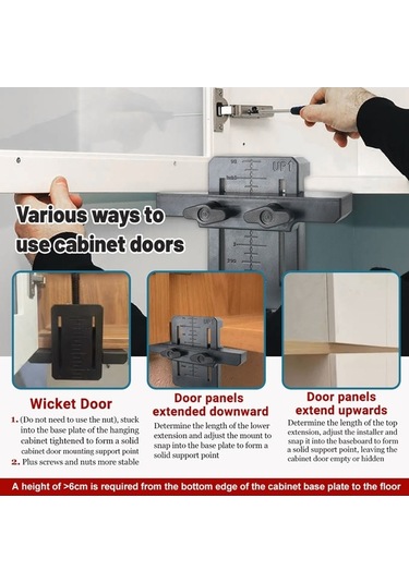 Carrier- Dayanıklı, "pratik Dolap Kapısı Montaj Aparatı -