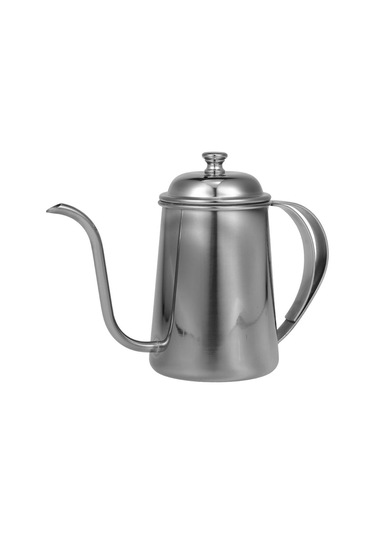 Ranyeek 650ml Paslanmaz Çelik El Çekirdekli Kahve Çekirgesi - Profesyonel Barista Fonksiyonu Ve Güzellikli Tasarım Gümüş